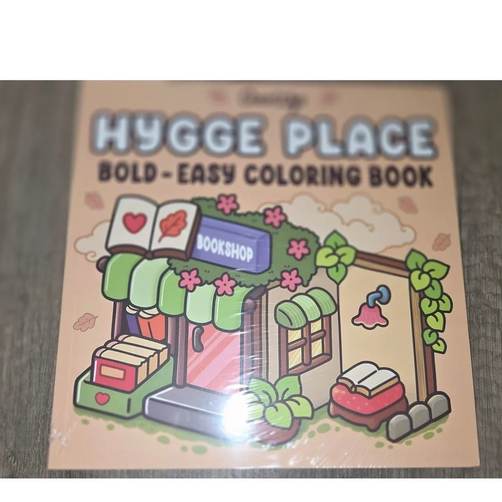 Coco Wyo Coloring Book Bundle Cute Groovy Cozy Spaces Hygge Place Set of 3 New